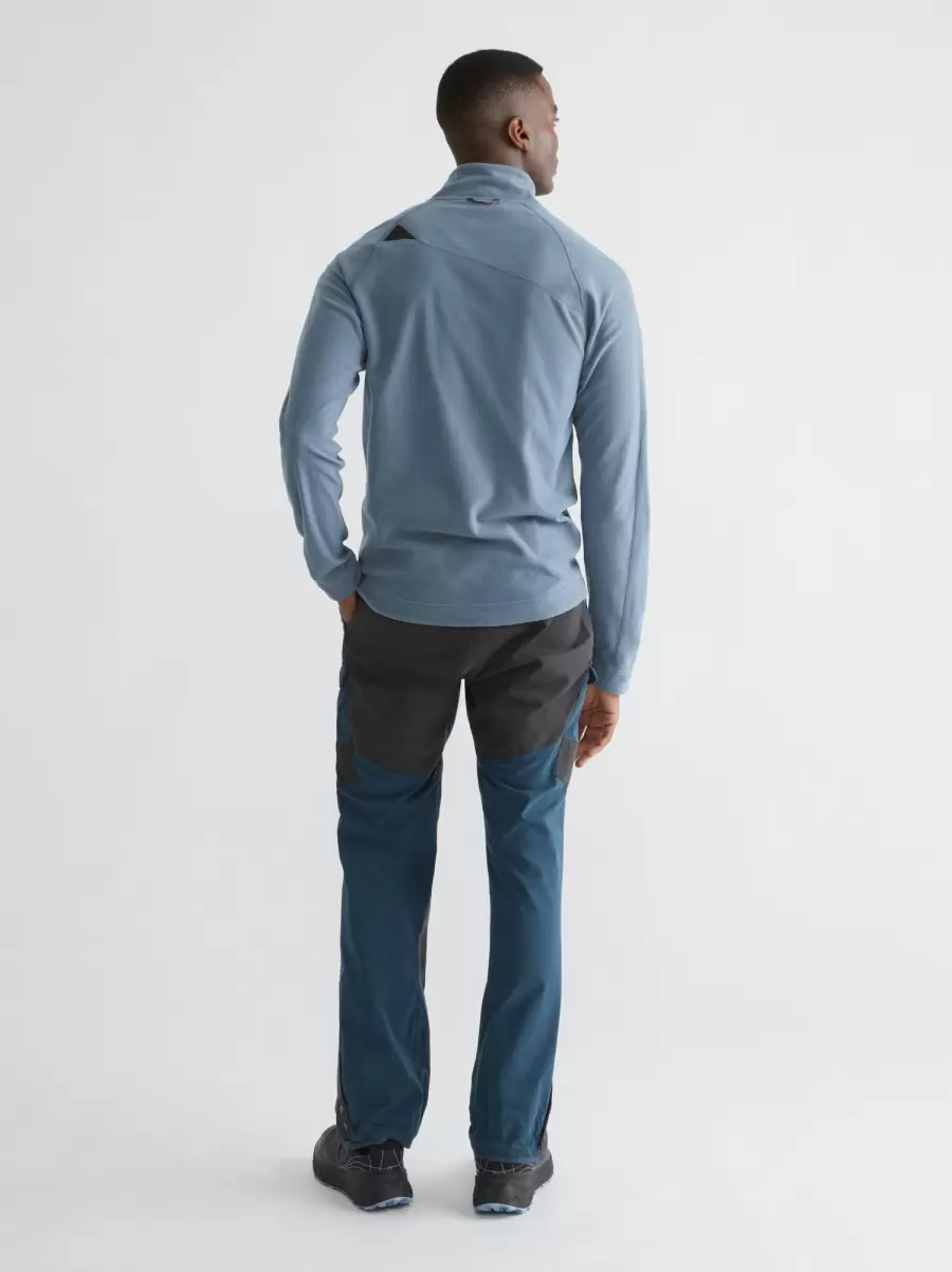 Fleece Og Gensere Sigyn Men's Half Zip Sweater Clay Klättermusen Herre Garantert - 3