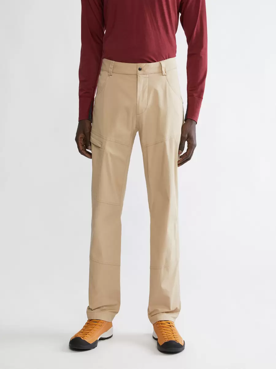 Herre Klättermusen Klassisk Gefjon 2.0 Men's Flexible Cotton Pants Amber Gold Bukser - 2