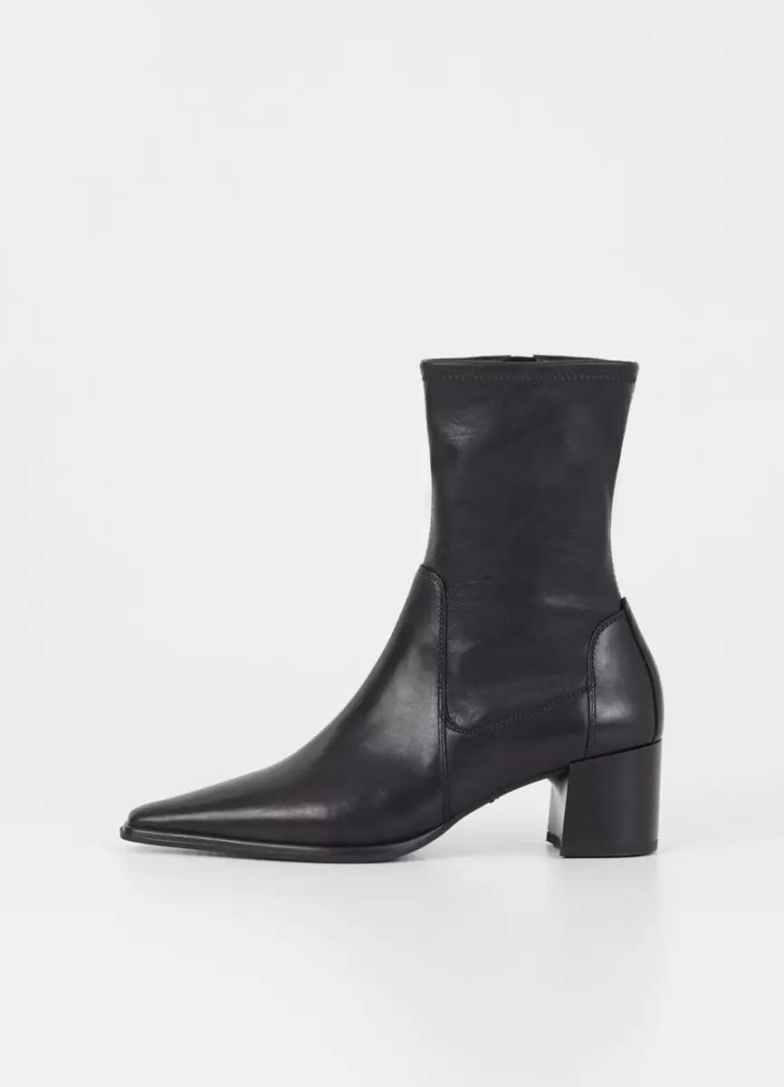 Giselle Boots Boots & Støvletter Svart Skinn/Kammet Skinn Dame Vagabond - 1