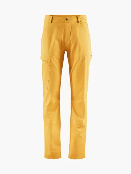 Herre Klättermusen Klassisk Gefjon 2.0 Men's Flexible Cotton Pants Amber Gold Bukser