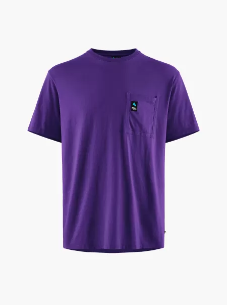 Skjorter & T-Skjorter Vare Runa Pocket Men’s Short Sleeve Tee Klättermusen Purple Herre
