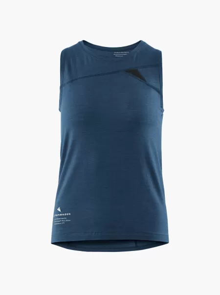 Skjorter & T-Skjorter Mountain Blue Klassisk Dame Klättermusen Fafne Women's Tencel® Tank Top