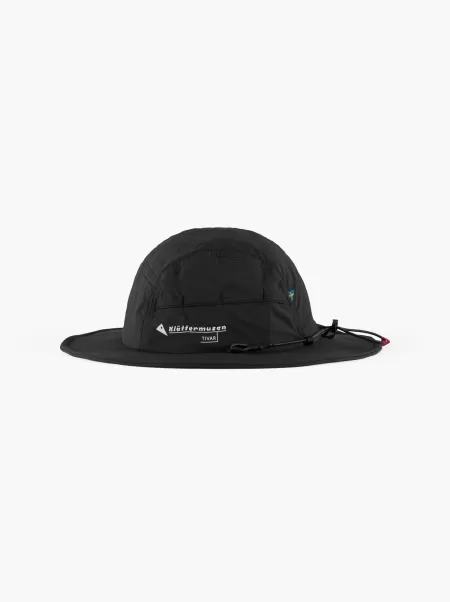 Unisex Tivar Unisex Quick-Drying Hat Black Klättermusen Luer Og Kapser Markedspris