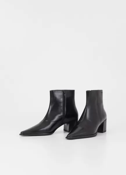 Vagabond Svart Skinn Boots & Støvletter Dame Giselle Boots