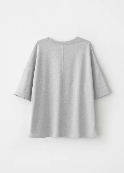 Boxy T-Shirt Dame Grå Tekstil T-Shirts Vagabond